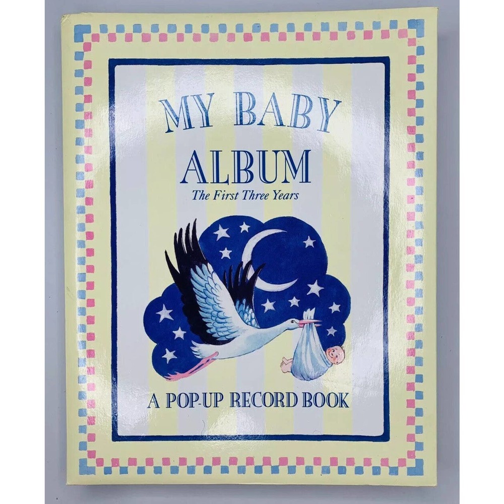 Vintage My Baby Album A Pop Up Record Book Gender Neutral 1995